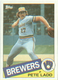 1985 Topps Baseball Cards      471     Pete Ladd